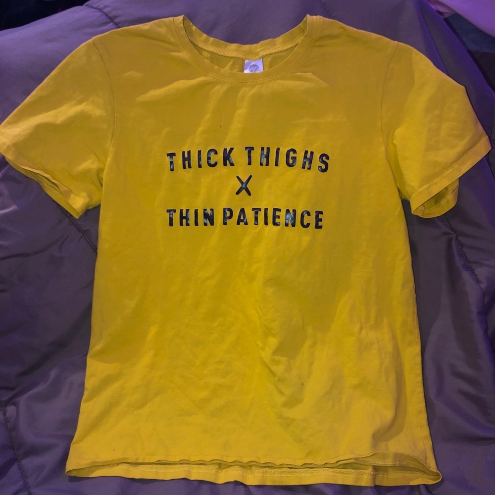 Yellow Graphic Tee